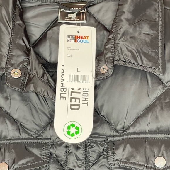 NWT 32 Degrees Women's Lightweight Recycled Poly-Fill  Jacket Quilted Black Lg - Picture 5 of 12